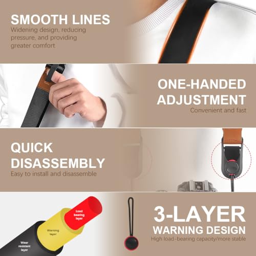ZORBES® Camera Strap for Mirrorless, DSLR Camera Strap, Camera Belt Comfortable & Adjustable Camera Neck & Shoudler Sling Strap for DSLR Camera, Universal Quick Release Shoulder Strap ZORBES® Camera Strap for Mirrorless, DSLR Camera Strap, Camera Belt Comfortable & Adjustable Camera Neck & Shoudler Sling Strap for DSLR Camera, Universal Quick Release Shoulder Strap